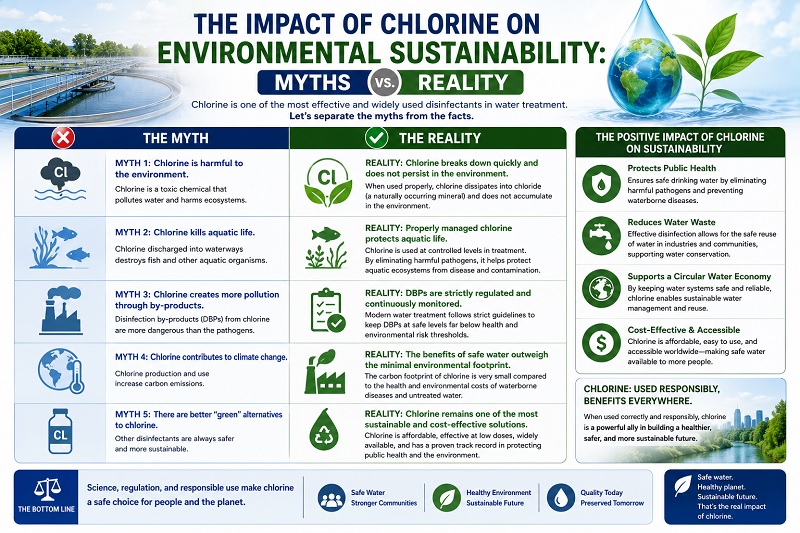 The Impact of Chlorine on Environmental Sustainability: Myths vs. Reality
