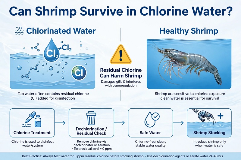 Can Shrimp Survive in Chlorine Water? Risks & Safe Use