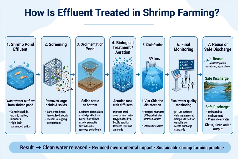 How Is Effluent Treated in Shrimp Farming? Complete Guide