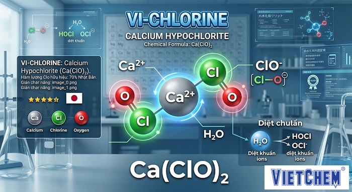 Định Nghĩa Vi-chlorine Là Gì? Ứng Dụng Calcium Hypochlorite 70%
