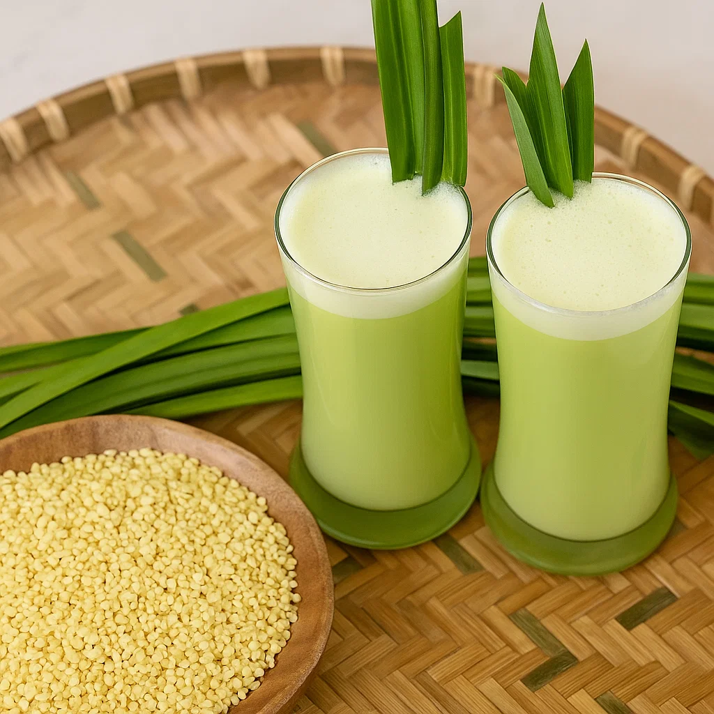 Nước đậu nành lá dứa