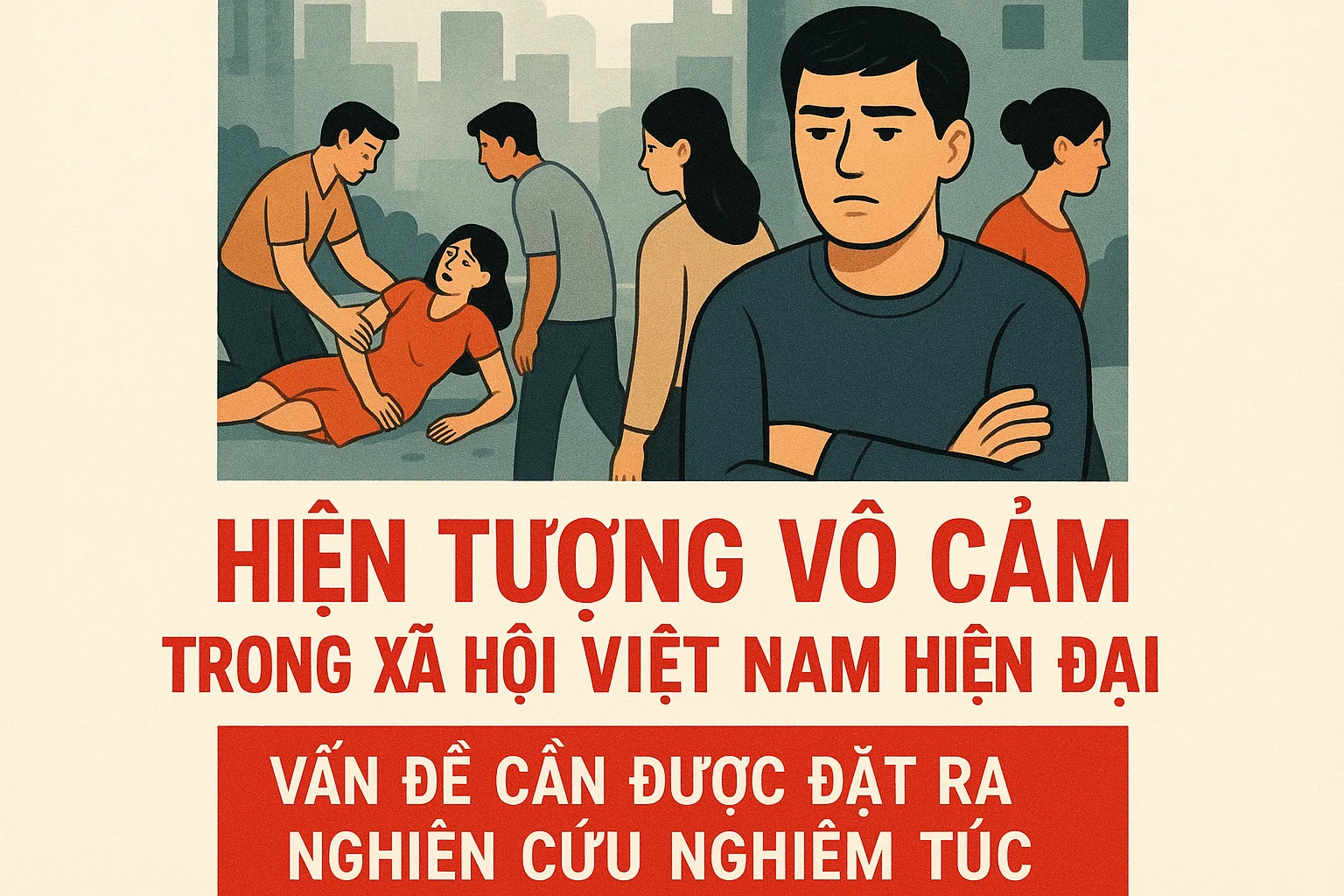HIỆN TƯỢNG VÔ CẢM TRONG XÃ HỘI VIỆT NAM HIỆN ĐẠI  - VẤN ĐỀ CẦN ĐƯỢC ĐẶT RA NGHIÊN CỨU NGHIÊM TÚC