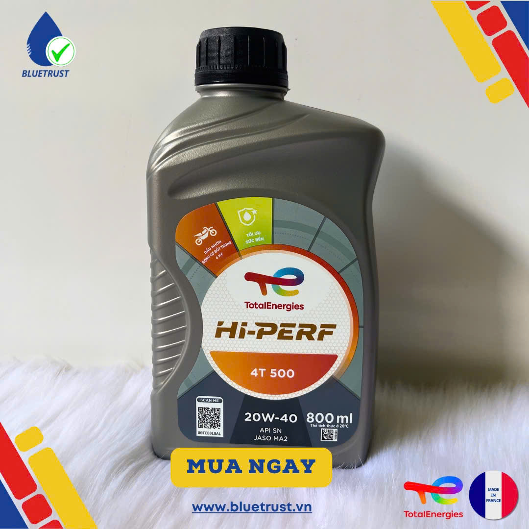 Dầu Nhớt Xe Máy TOTAL HI PERF 4T 500 20W40 - 800ml; 96.900 đ/Chai