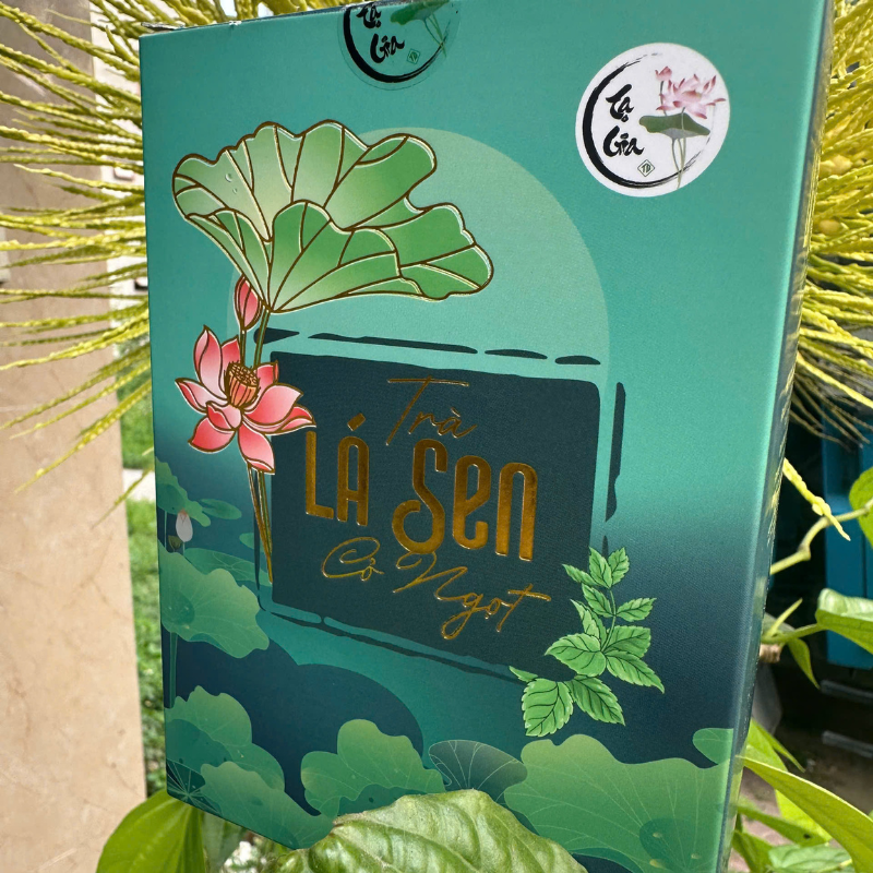 Trà lá sen cỏ ngọt Tạ Gia