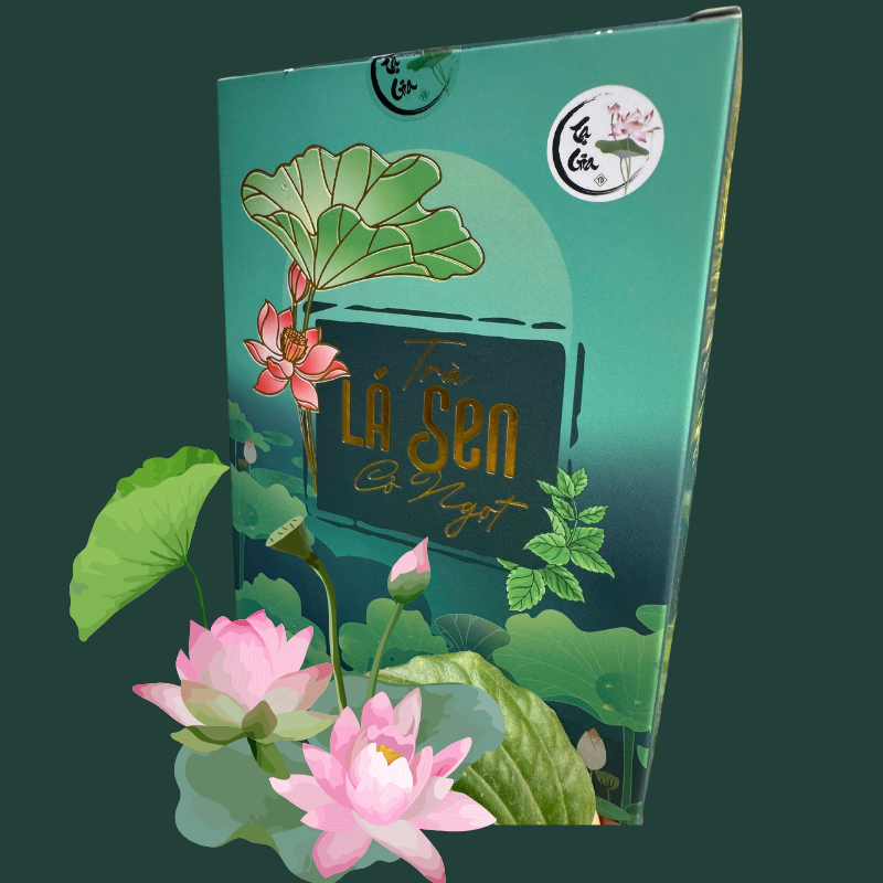 Trà lá sen cỏ ngọt Tạ Gia