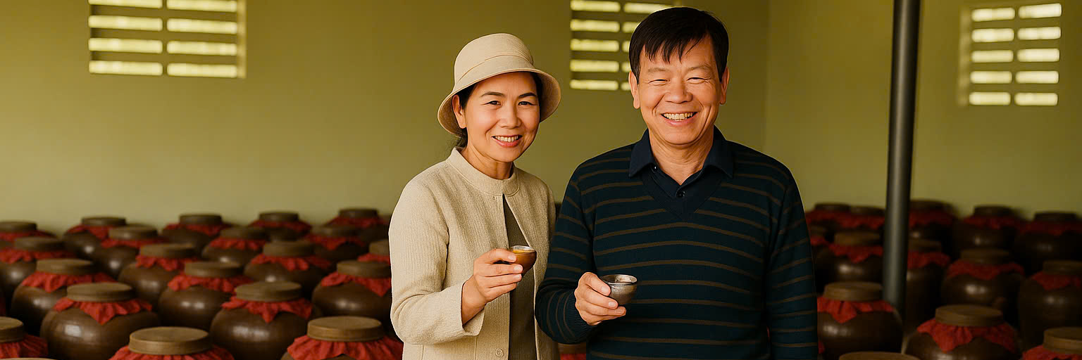 Rượu nếp cái hoa vàng