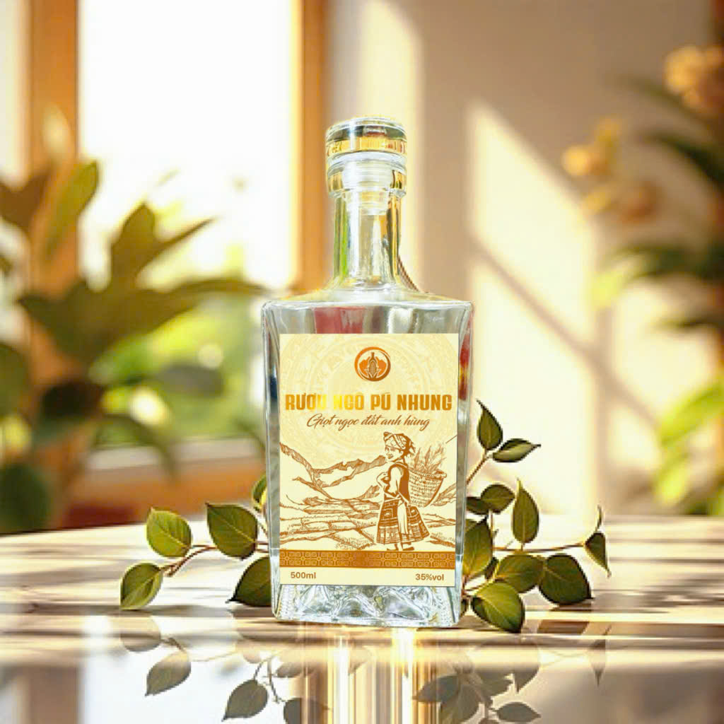 Rượu ngô Pú Nhung (chai)