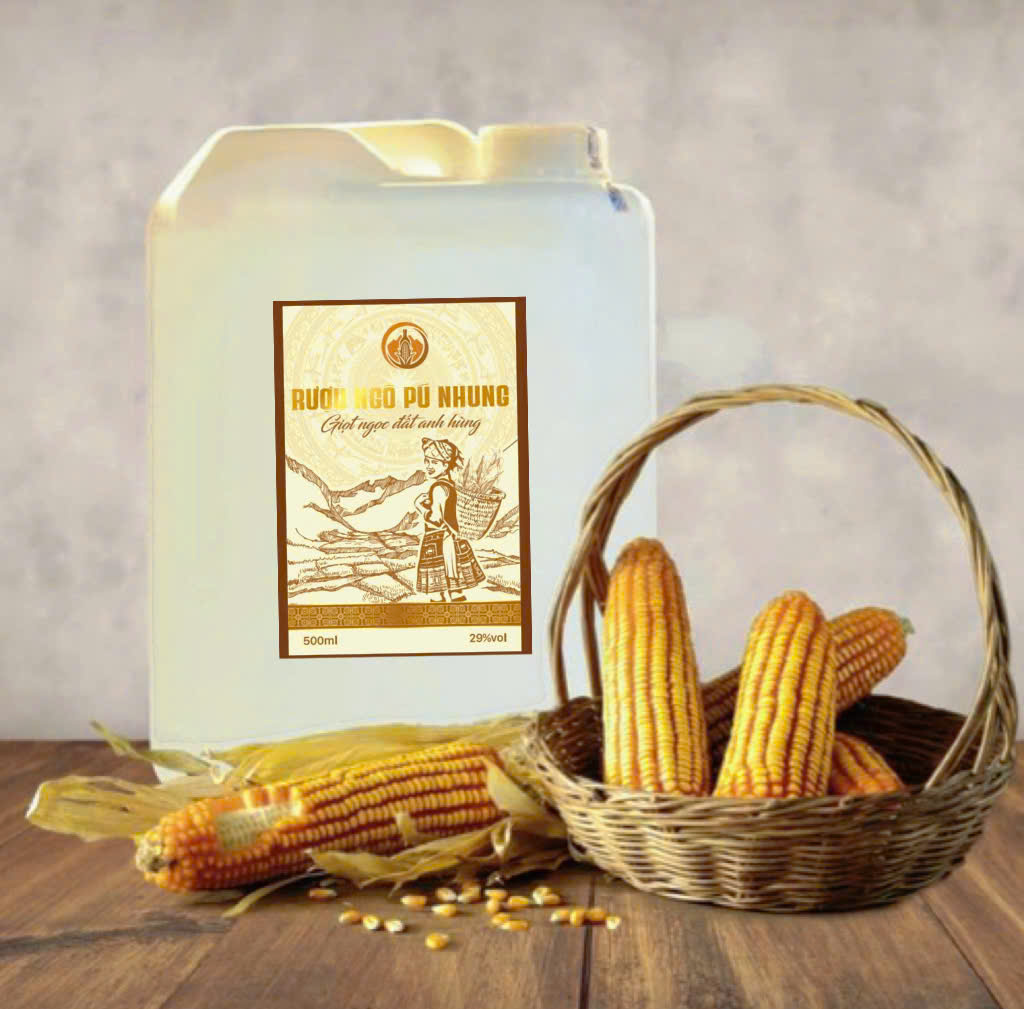 Rượu ngô Pú Nhung (chai)