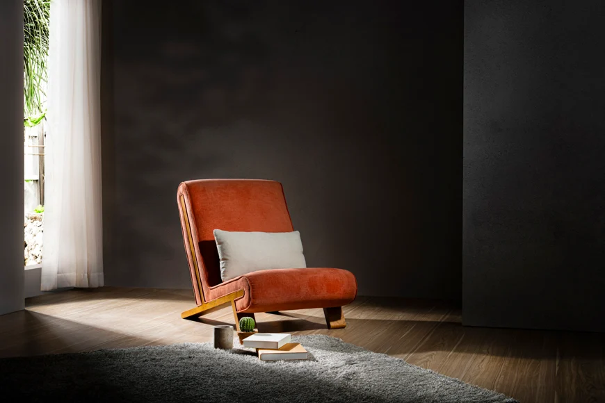 Ghế đôn sofa Indi (màu Ivory)