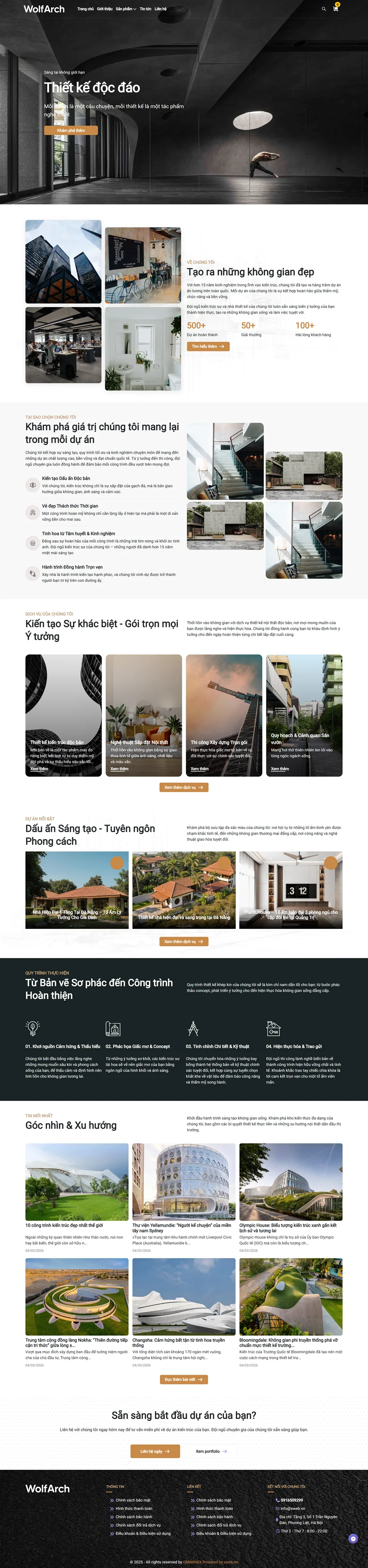 Nội thất Wolf Arch